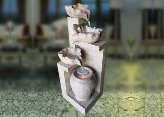 الصين ميزة حديقة الشلال لوتس الثلاثة في الهواء الطلق المزود