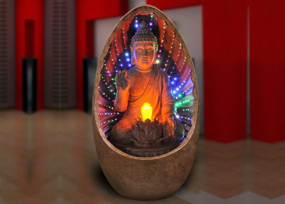 ساطع ملون ضوئي LED نافورة المياه بوذا المزود