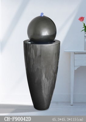 GS 45.3X45.3 115cm نافورة مياه بإضاءة ليد المزود