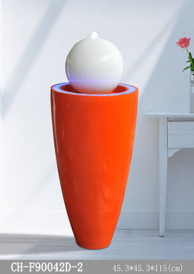 115cm CUL 45.3X45.3 نافورة مياه بإضاءة ليد المزود